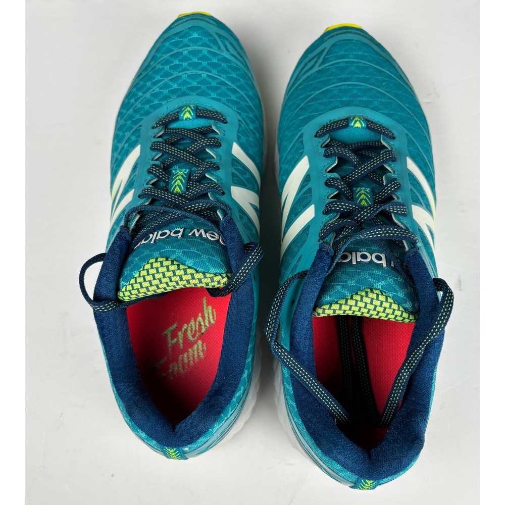 New Balance Fresh Foam Boracay Running Shoes 10 Blue Yellow W980BB2 - Picture 6 of 16